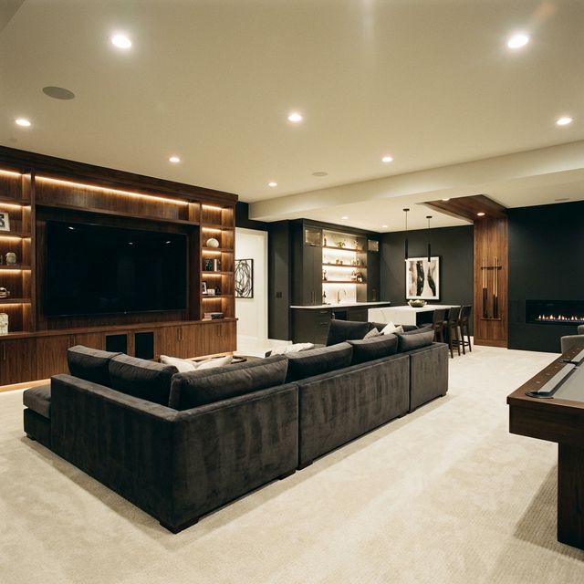 Basement Entertainment Suite